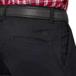 Wrangler Mens Riata Black Pleated Front Pants -Cinc Clothing Shop 00097BK 3