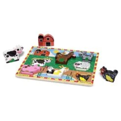 Melissa And Doug Farm Chunky Puzzle -Cinc Clothing Shop 003723