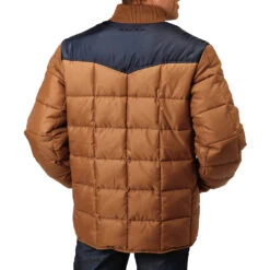 Roper Men's Brown Puffer Jacket -Cinc Clothing Shop 03 097 0761 0532 2