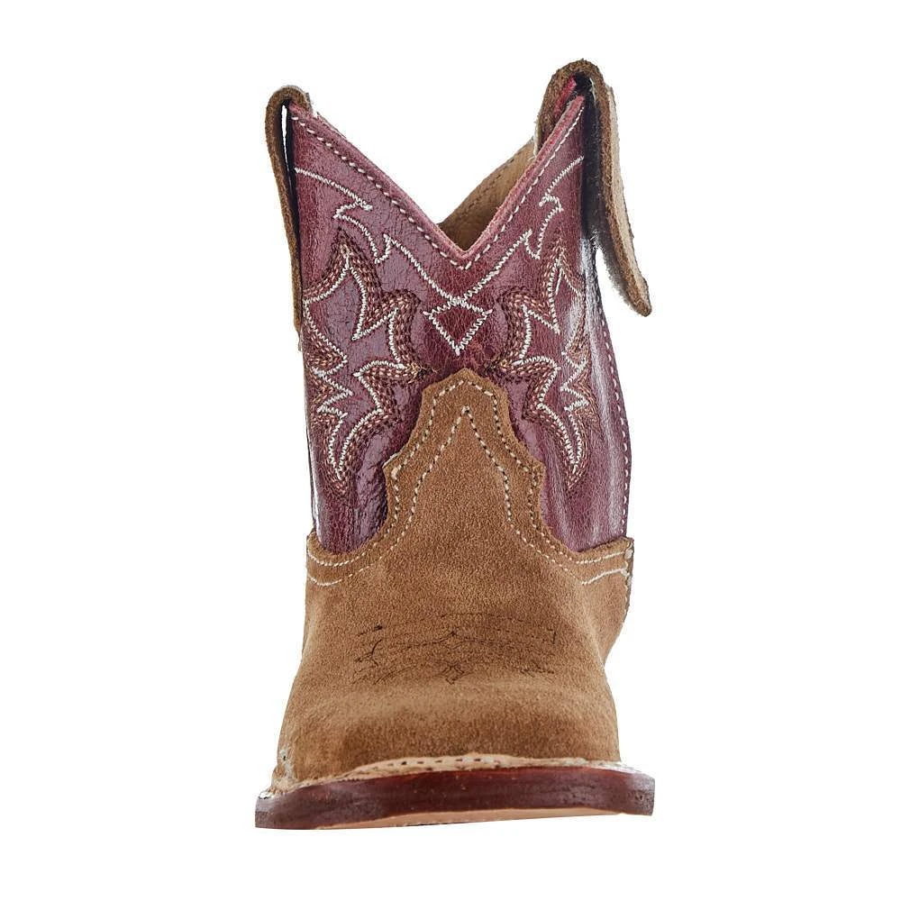 Roper NRS Exclusive Infant Footwear Suede Vamp Red Shaft Cowboy Boot 7 Roper NRS Exclusive Infant Footwear Suede Vamp Red Shaft Cowboy Boot - Image 5