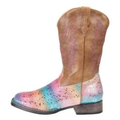 Roper Girls Glitter Rainbow Boot -Cinc Clothing Shop 09 018 1903 2141 2