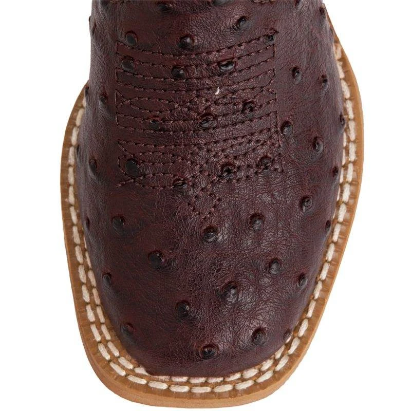 Roper Kid's Brown Ostrich Print Cowboy Boots 4 Roper Kid's Brown Ostrich Print Cowboy Boots - Image 2