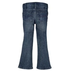 Wrangler Girl's Dark Wash Boot Cut Jeans -Cinc Clothing Shop 09MWGES 1