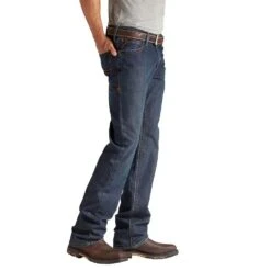 Ariat Men's FR M4 Basic Relaxed Fit Boot Cut Work Jeans 6 Ariat Men's FR M4 Basic Relaxed Fit Boot Cut Work Jeans -Cinc Clothing Shop 10012555 2