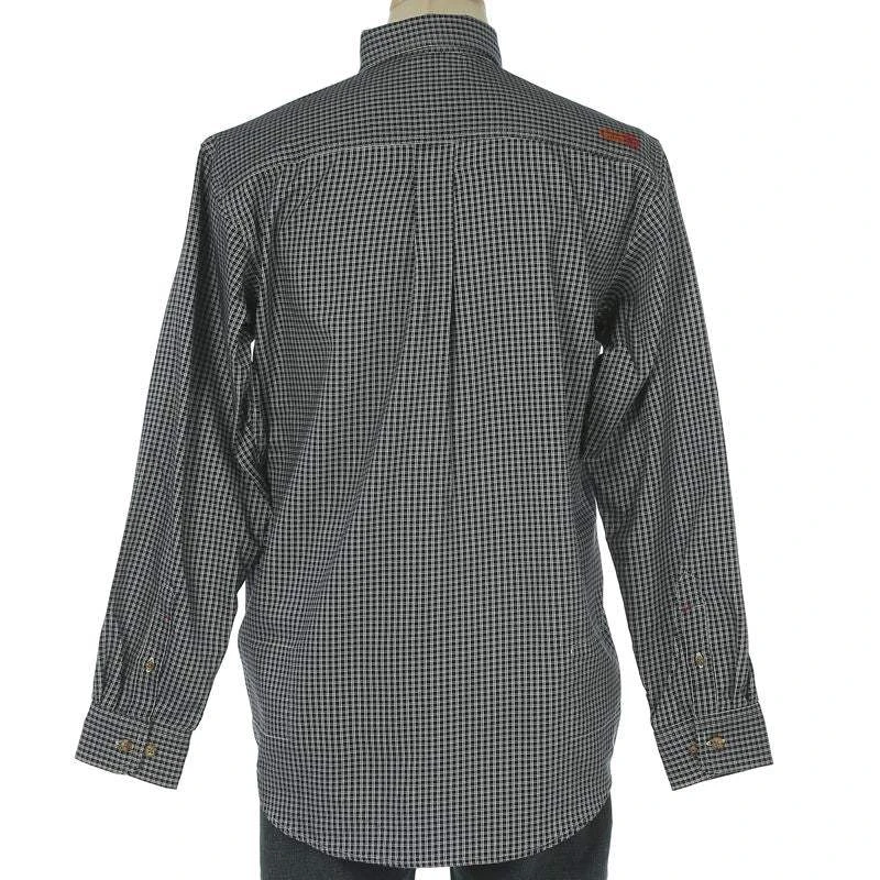 Ariat Men's Flame Resistant Blue Check Long Sleeve 7 Ariat Men's Flame Resistant Blue Check Long Sleeve - Image 5