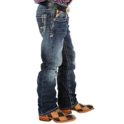 Ariat Boy's B5 Boundary Med Wash Jeans -Cinc Clothing Shop 10018338 2