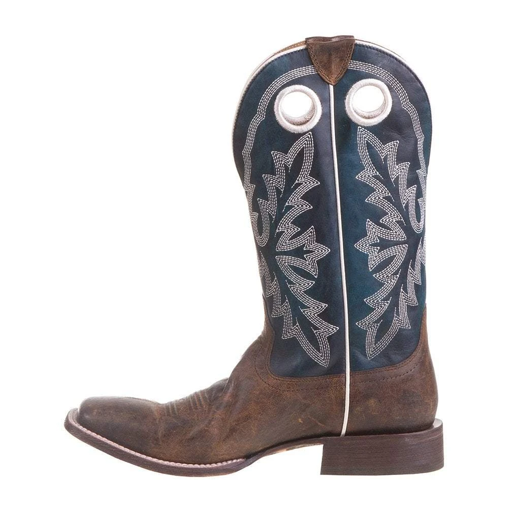Ariat Men's Circuit Champ Woodsmoke 13in. Deep Azul Top Square Toe Cowboy Boots 5 Ariat Men's Circuit Champ Woodsmoke 13in. Deep Azul Top Square Toe Cowboy Boots - Image 3