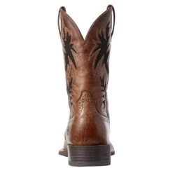 Ariat Men's Sport Cool Venttek Dark Tan 11in. Two Tone Tan Top Cowboy Boot -Cinc Clothing Shop 10031446 2