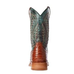 Ariat Men's Ariat Brandy Full Quill Ostrich 11in. Roaring Turquoise Top Cowboy Boot -Cinc Clothing Shop 10034113 2