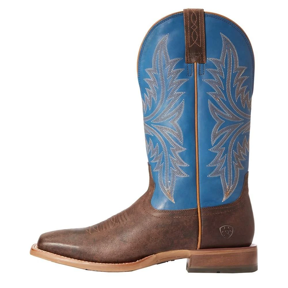 Men's Ariat Cowhand Texas Dust 13in. Raindrop Blue Top Square Toe Boot 4 Men's Ariat Cowhand Texas Dust 13in. Raindrop Blue Top Square Toe Boot - Image 2