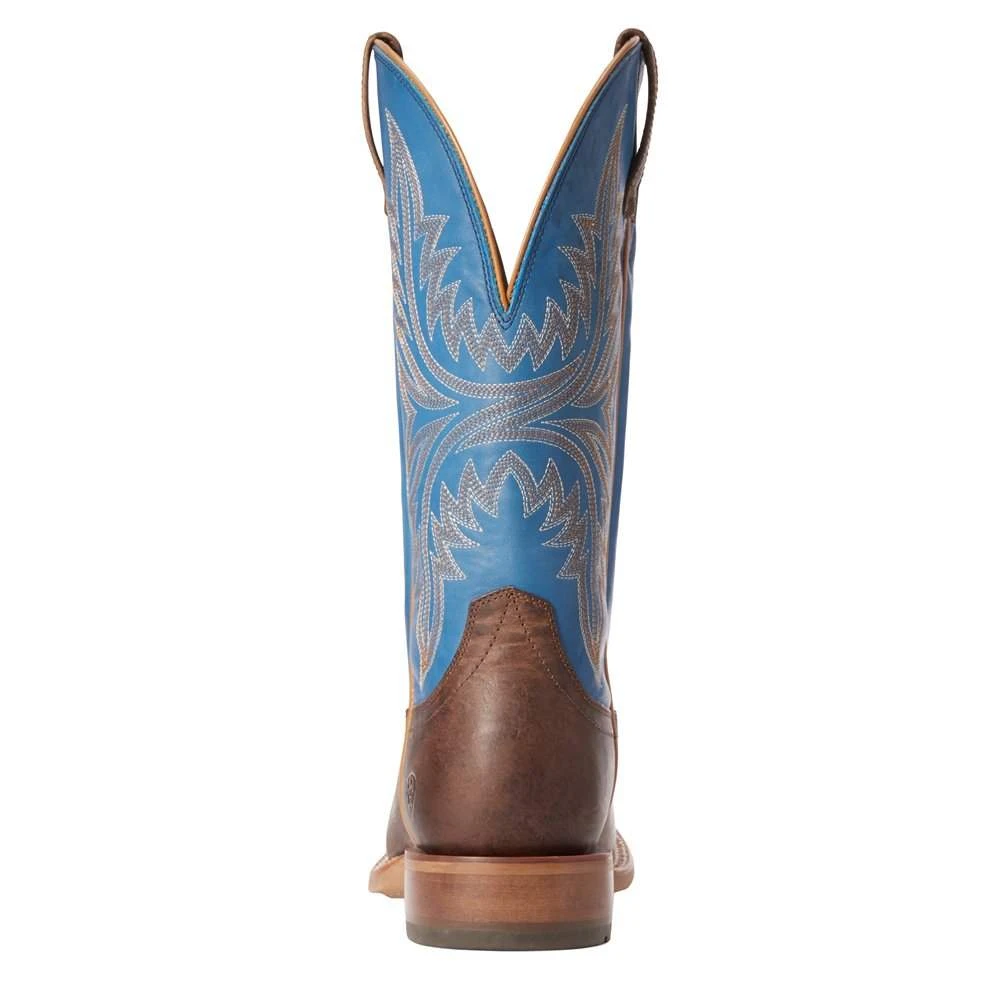 Men's Ariat Cowhand Texas Dust 13in. Raindrop Blue Top Square Toe Boot 5 Men's Ariat Cowhand Texas Dust 13in. Raindrop Blue Top Square Toe Boot - Image 3