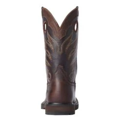 Ariat MEN`S GROUNDWORK WST BROWN 11` BITTER BROW SOFT TOE WORK -Cinc Clothing Shop 10034718 21