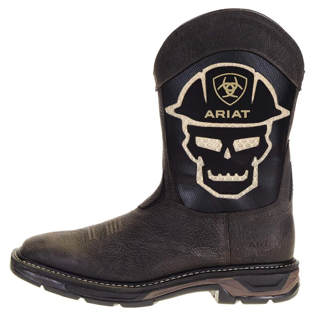 Ariat Men's Workhog XT Venttex Bold Iron Coffee 13in. Roughneck Top Soft Toe Work Boot 5 Ariat Men's Workhog XT Venttex Bold Iron Coffee 13in. Roughneck Top Soft Toe Work Boot - Image 3