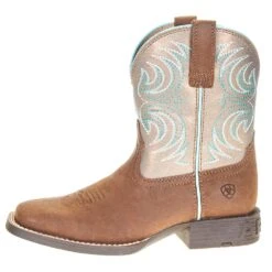 Ariat Youth Metallic Bronze Cowboy Boot -Cinc Clothing Shop 10038443 2