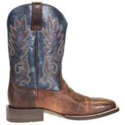 Ariat Men's Layton Weathered Chestnut 11in. Rail Blue Top Square Toe Boot 11 Ariat Men's Layton Weathered Chestnut 11in. Rail Blue Top Square Toe Boot -Cinc Clothing Shop 10038448 4