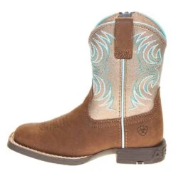 Ariat Childrens Metallic Bronze Cowboy Boot -Cinc Clothing Shop 10038451 2