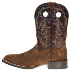 Ariat Men's Sport Buckout Rough Ginger 11in. Rusted Iron Top Square Toe Boot -Cinc Clothing Shop 10038502 2