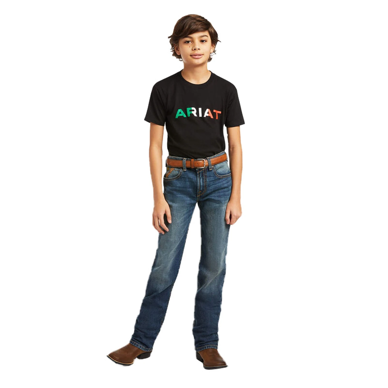 Ariat Kids Viva Mexi Short Sleeve Black T-Shirt 4 Ariat Kids Viva Mexi Short Sleeve Black T-Shirt - Image 2
