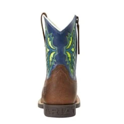 Ariat Children's Koel Venttek Rust And Daring Indigo Cowboy Boot -Cinc Clothing Shop 10040261 2