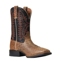 Ariat Men's Brown Sport Elephant Print Square Toe Western Boot -Cinc Clothing Shop 10040277 3