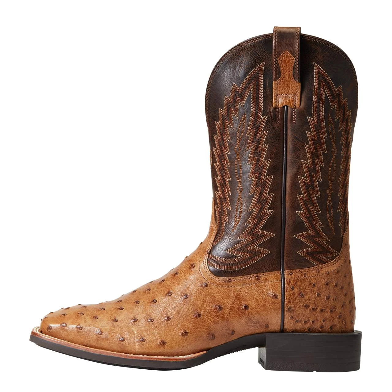 Ariat Men`s Quantum Primo Ranger FQ Ostrich 11` Beam Brown Top Square Toe Boots 4 Ariat Men`s Quantum Primo Ranger FQ Ostrich 11` Beam Brown Top Square Toe Boots - Image 2