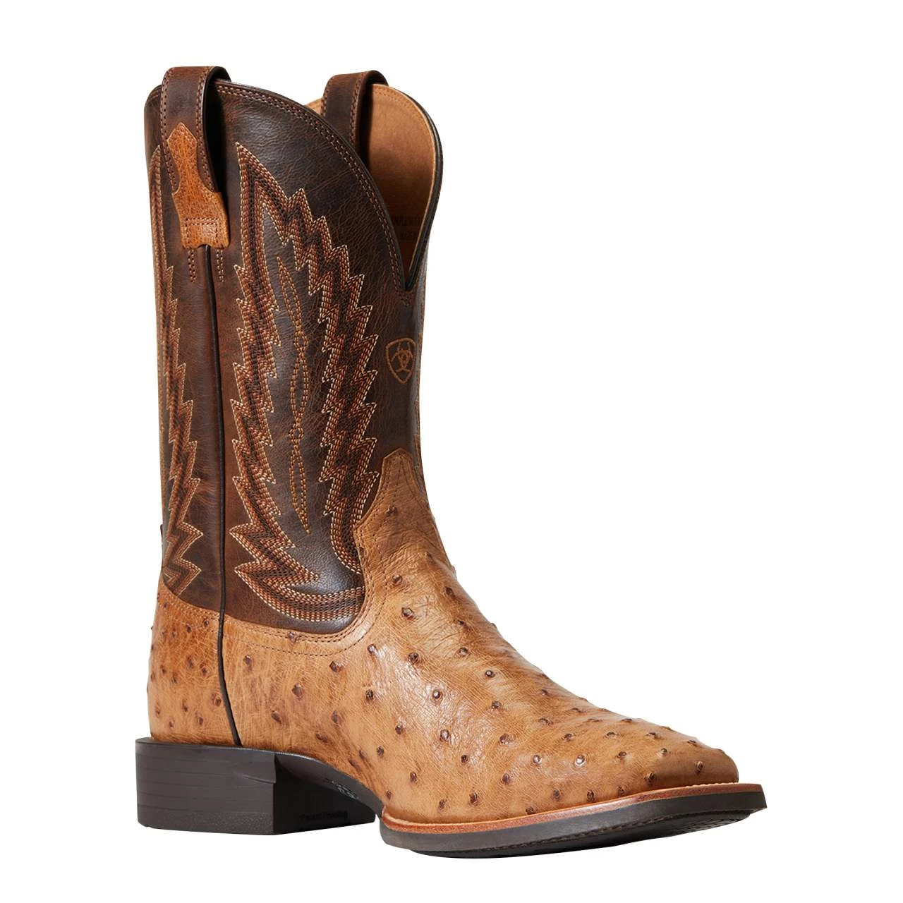 Ariat Men`s Quantum Primo Ranger FQ Ostrich 11` Beam Brown Top Square Toe Boots 6 Ariat Men`s Quantum Primo Ranger FQ Ostrich 11` Beam Brown Top Square Toe Boots - Image 4