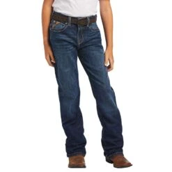 Ariat Boy's B4 Relaxed Ramos Fashion Bootcut Jean -Cinc Clothing Shop 10041090 01