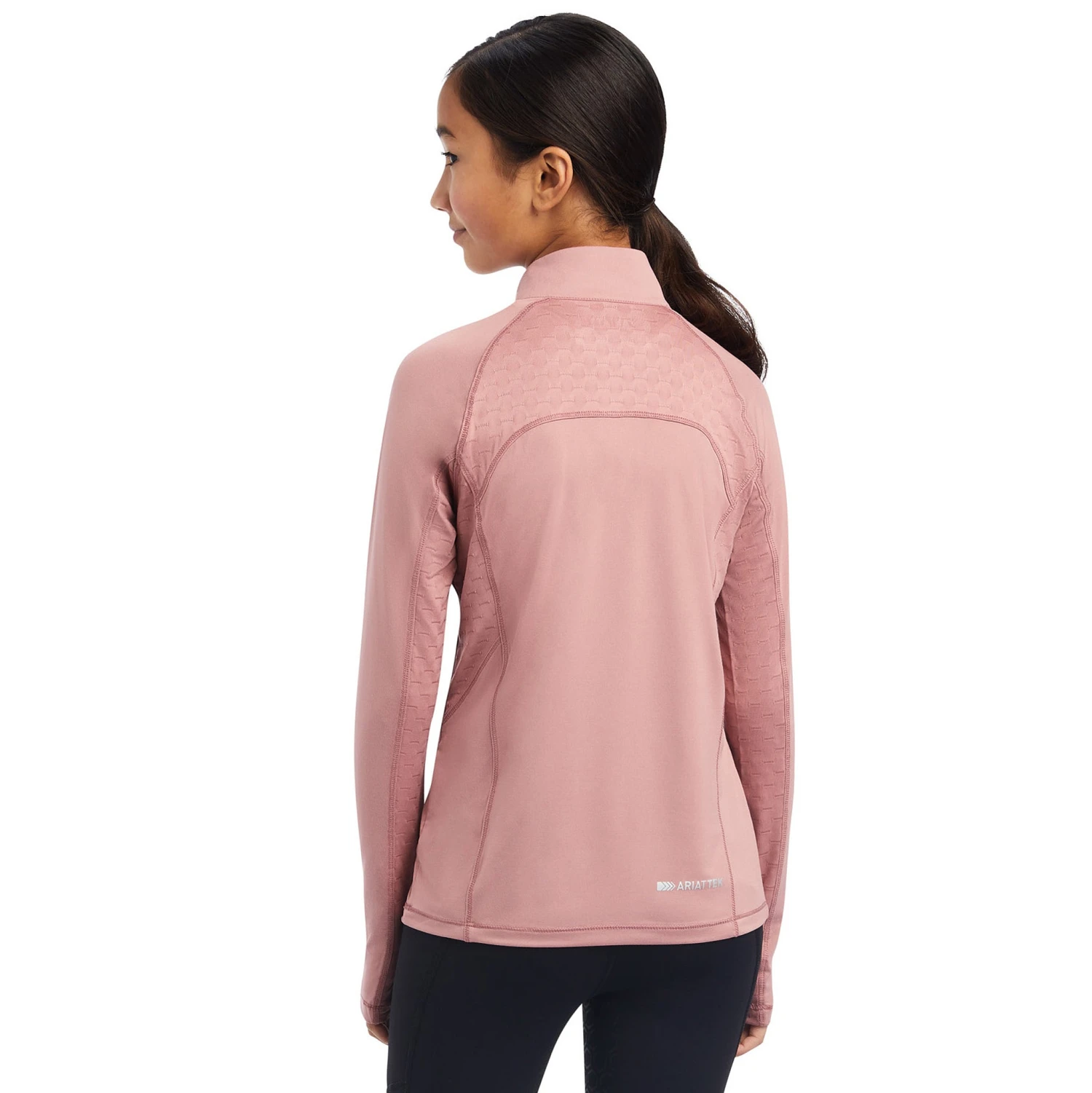 Ariat Girl's Lowell 2.0 1/4 Zip Baselayer 4 Ariat Girl's Lowell 2.0 1/4 Zip Baselayer - Image 2