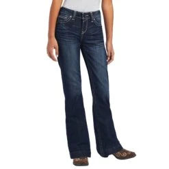 Ariat Girl's REAL Estella Wide Leg Jean -Cinc Clothing Shop 10042214 03
