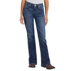 Ariat Girl's Esmeralda Bootcut Jeans 7 Ariat Girl's Esmeralda Bootcut Jeans -Cinc Clothing Shop 10042215 03