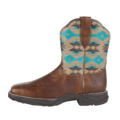 Ariat Women's Anthem Brown/Aztec Top Shortie -Cinc Clothing Shop 10042576 3