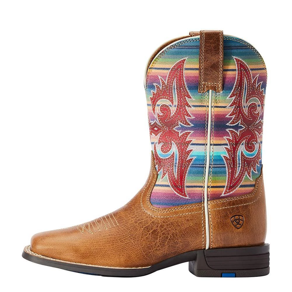 Ariat Youth Tan Lonestar Ridge Serape Cowgirl Boot 4 Ariat Youth Tan Lonestar Ridge Serape Cowgirl Boot - Image 2