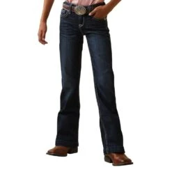 Ariat Girls R.E.A.L. Ryki Wide Leg Jean -Cinc Clothing Shop 10043205 01