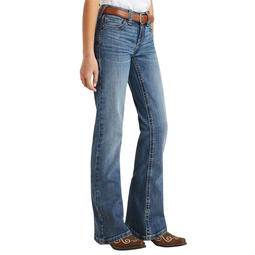 Ariat Girl's Real Leila Bootcut Jeans 4 Ariat Girl's Real Leila Bootcut Jeans - Image 2