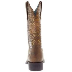 Ariat Women's Round Up Brown 11in. Copper Blanket Embossed Boot -Cinc Clothing Shop 10044431 04