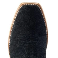 Ariat Men's Futurity Showman Black Roughout Turquoise Top Cowboy Boot -Cinc Clothing Shop 10044498 05