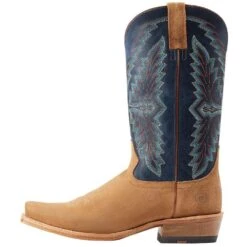 Ariat Mens Futurity Showman Dijon Roughout Navy Top Cutter Toe -Cinc Clothing Shop 10044499 031