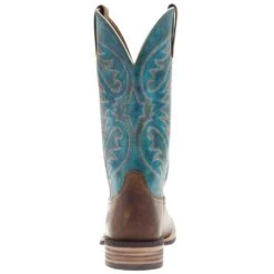Ariat Men's Ricochet Aged Tan Mystic Teal Square Toe -Cinc Clothing Shop 10044568 04