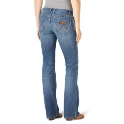 Wrangler Women's Retro Sadie Boot Cut Jeans -Cinc Clothing Shop 1007MWZRT 3