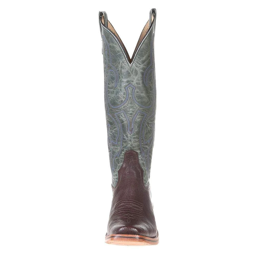 Rios Of Mercedes Women's Ride Ready Nicotine Smooth Ostrich 15` Green Top Boot 4 Rios Of Mercedes Women's Ride Ready Nicotine Smooth Ostrich 15` Green Top Boot - Image 2