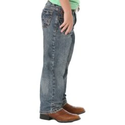 Wrangler Twentyx NO.33 Extreme Relaxed Jean Boys High Noon -Cinc Clothing Shop 1033JLDHN 02