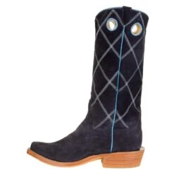 Men's Rios Of Mercedes Navy Mustang 15 Navy Mustang Roughout Cowboy Boot -Cinc Clothing Shop 103819 2