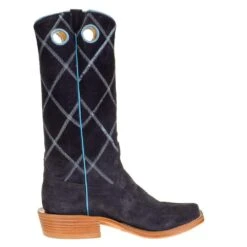 Men's Rios Of Mercedes Navy Mustang 15 Navy Mustang Roughout Cowboy Boot -Cinc Clothing Shop 103819 4