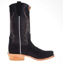 Rios Of Mercedes Men's Black Carpincho 13in. Black Buffamonte Top Cutter Toe Boot -Cinc Clothing Shop 105837 4