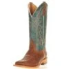 Men's Horse Power Sugared Honey 13in. Turquoise Vail Top Square Toe Cowboy Boot -Cinc Clothing Shop 106661 default l