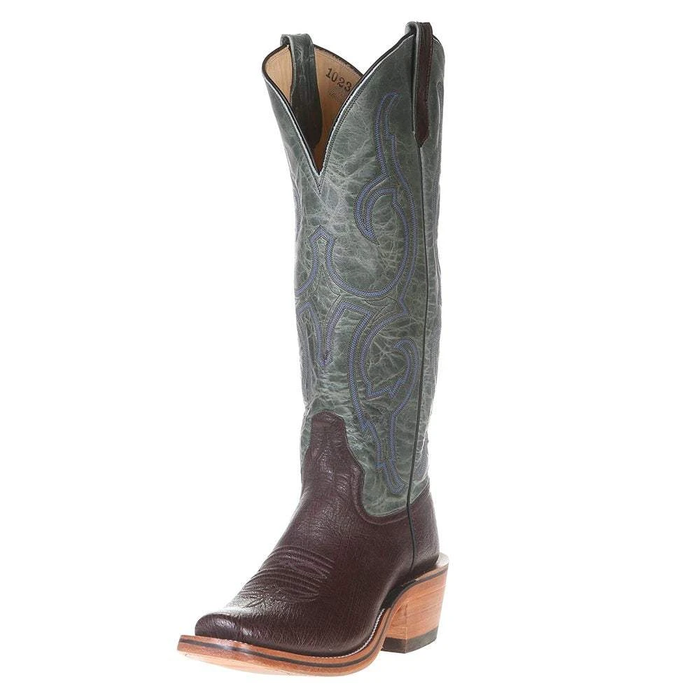 Rios Of Mercedes Women's Ride Ready Nicotine Smooth Ostrich 15` Green Top Boot 3 Rios Of Mercedes Women's Ride Ready Nicotine Smooth Ostrich 15` Green Top Boot