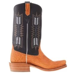 Rios Of Mercedes Men's Honey Elephant 13in Black Waxy Kansas Top TK Toe Boot -Cinc Clothing Shop 109341 05