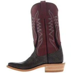 Rios Of Mercedes Men's Grey Cape Buffalo 13in Oxblood Waxy Kansas Top KS Toe Boot -Cinc Clothing Shop 109345 03