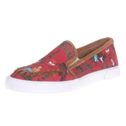 Reba By Justin Women's Alice Red Cowgirl Slip On