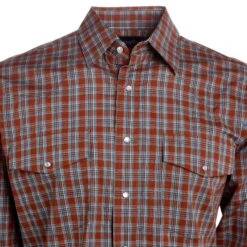 Wrangler Men's Retro Plaid 2 Pack Snap Shirt 9 Wrangler Men's Retro Plaid 2 Pack Snap Shirt -Cinc Clothing Shop 10MV4026R 02 201